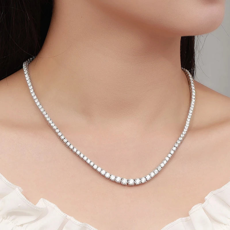 Necklace for Woman Wedding Jewely with Certificate 925