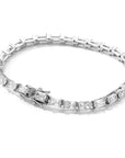 4x6mm Pear Moissanite Tennis Bracelet s925