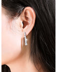 Moissanite Pandent Earrings for Woman