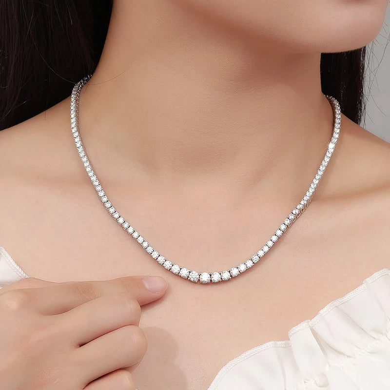 Necklace for Woman Wedding Jewely with Certificate 925