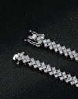 Bracelet 925 Sterling Sliver Plated 18k